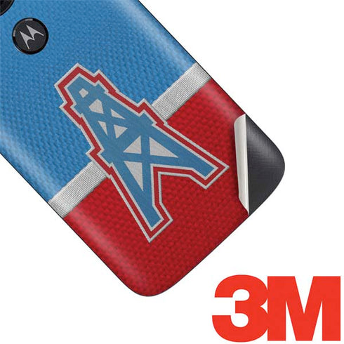NFL Houston Oilers Vintage Moto E5 Play Skin